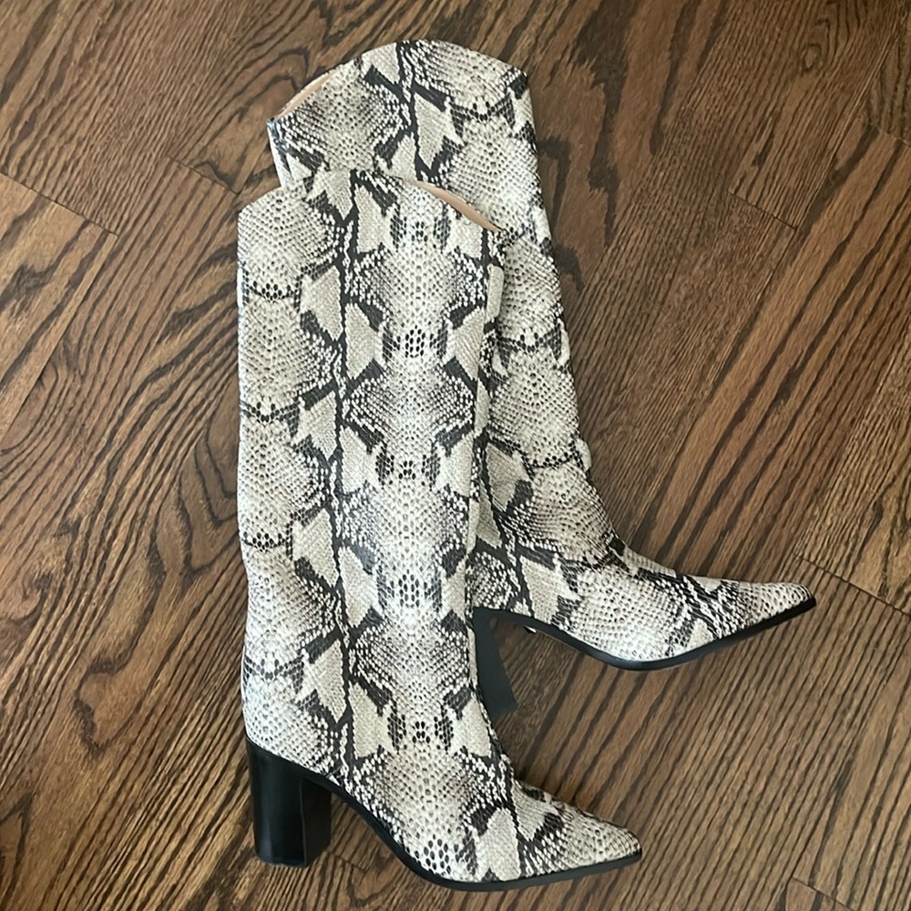 Snake Skin Boots